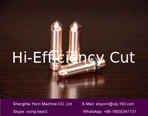 China materiales consumibles del plasma del electrodo 220187 de la larga vida para HYPERTHERM HPR130XD proveedor