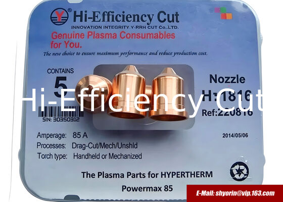 CHINA 220816 boquilla para el HYPERTHERM Powermax 105/85. proveedor
