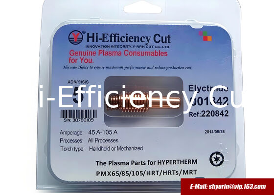 CHINA 220842 electrodo para el HYPERTHERM Powermax 105/85/65/45. proveedor