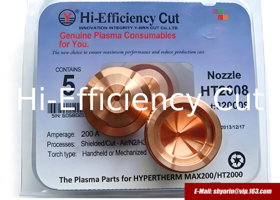 CHINA 020608,120259,020611 boquilla para HYPERTHERM MAX200/HYSpeed HT2000 proveedor