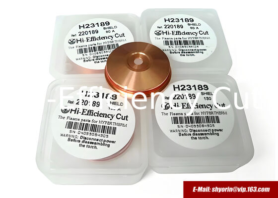 CHINA 220183,220189,220555 shield for HYPERTHERM HPR130/HPR130XD. proveedor